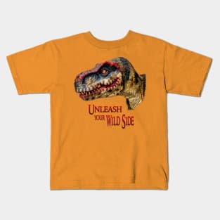 T-Rex Dinosaur - Unleash your wild side Kids T-Shirt